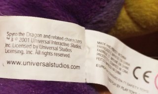 Peluche Oficial  Spyro Vintage XXL