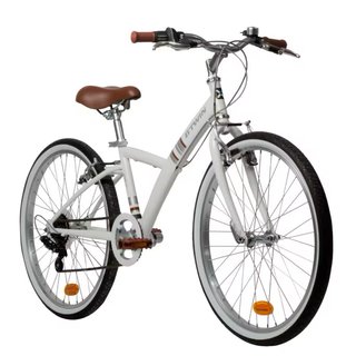Bicicleta BTWIN blanca 9-12 años
