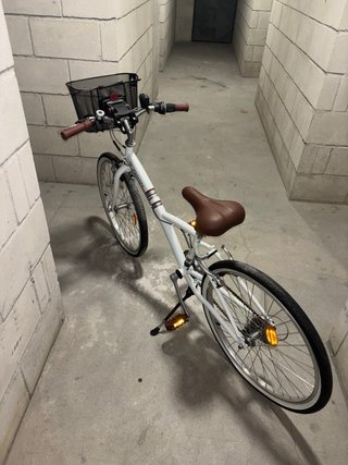 Bicicleta BTWIN blanca 9-12 años