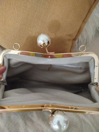 Bolso de mano floral