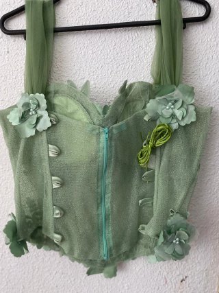 Vestido de Quinceañera Verde