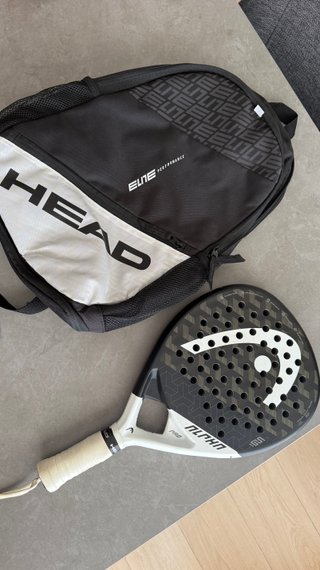 Pala Padel Head Alpha Pro + Mochila