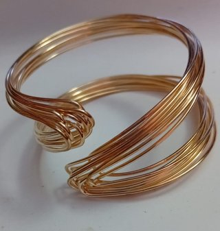 Bracciale donna acciaio dorato