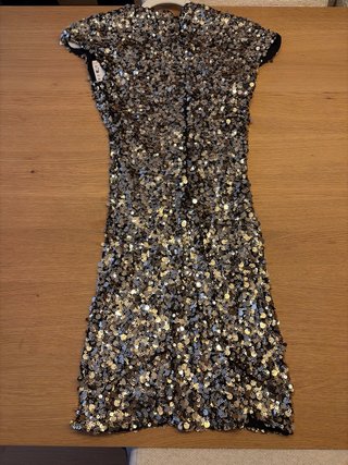 Vestido Zara fiesta lentejuelas S