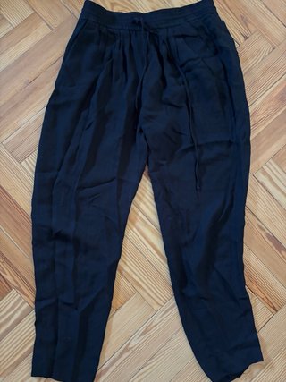 Pantalones fluidos negros