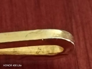 Pasador Corbata Vintage RFEF Oro y Rojo