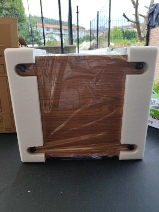 Tocadiscos Retro A6 Marrón/Beige