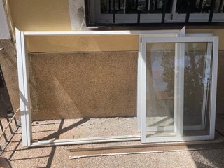 Ventana corredera doble
