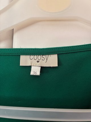 Vestido Coosy verde talla S