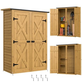 Caseta Jardín Madera 115x53x156 cm
