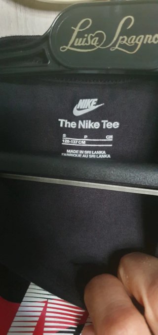 T-shirt Nike bambino nera