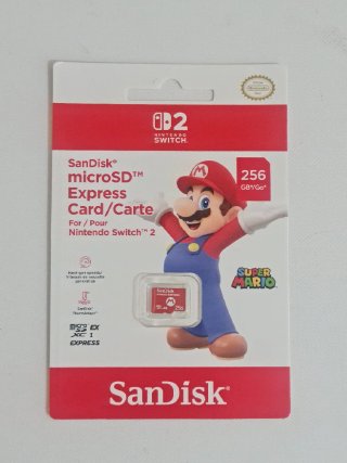 SanDisk micro SD 256GB Switch 2 Precintada