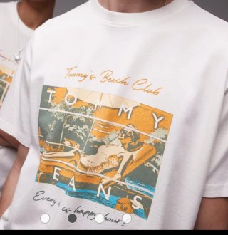 Camiseta Tommy Jeans Beach Club Talla M