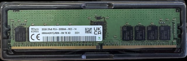 SK hynix 32GB DDR4 PC4-3200AA ECC Server RAM