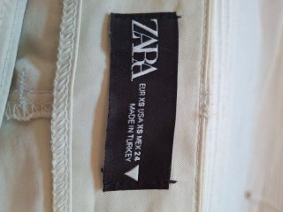 Pantalón Zara tipo pareo beige nuevo