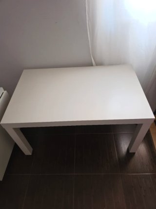 Mesa baja Ikea Lack blanca