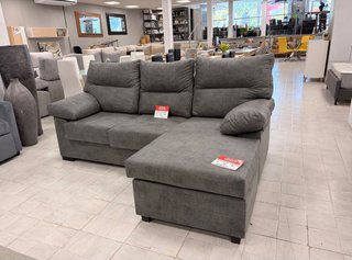 SOFA CHAISELONGUE REVERSIBLE - TELA ANTIMANCHAS
