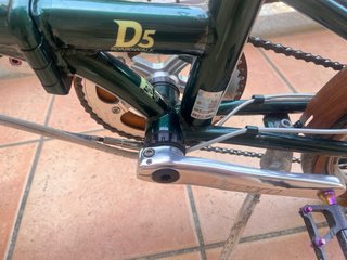 Bicicleta plegable D5 verde dahon
