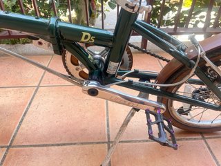 Bicicleta plegable D5 verde dahon
