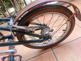 Bicicleta plegable D5 verde dahon