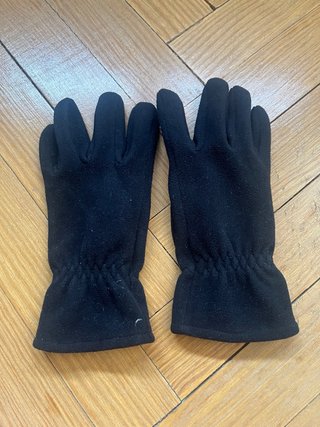 Guantes negros de polar
