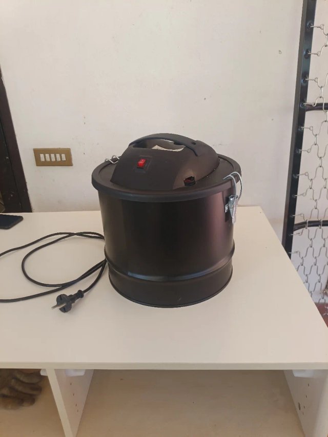 Bidone Aspira Cenere Nero