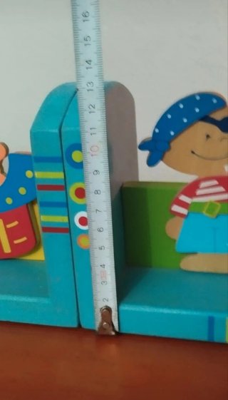 Sujetalibros Piratas Madera Infantiles (Pack 2)
