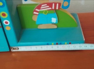 Sujetalibros Piratas Madera Infantiles (Pack 2)