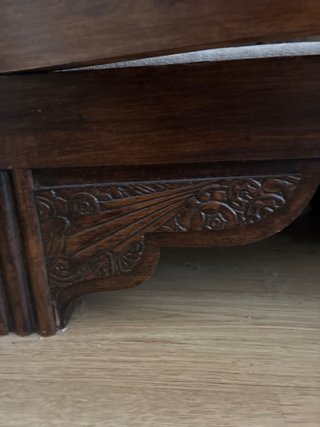 Mueble aparador madera y mármol