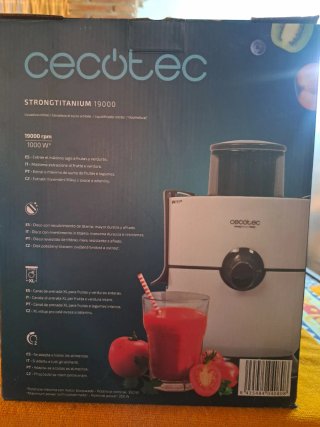 Licuadora Cecotec TitaniumDisk 19000 rpm