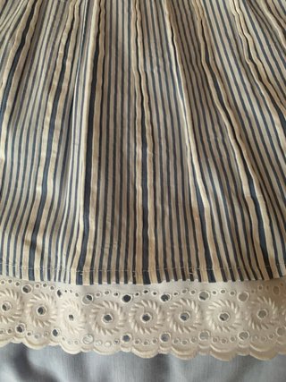 Vestido Zara Rayas Talla M