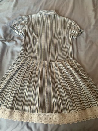Vestido Zara Rayas Talla M