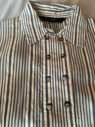 Vestido Zara Rayas Talla M