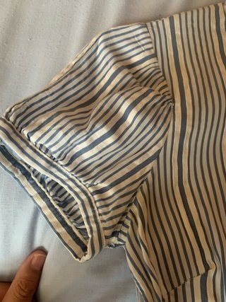 Vestido Zara Rayas Talla M