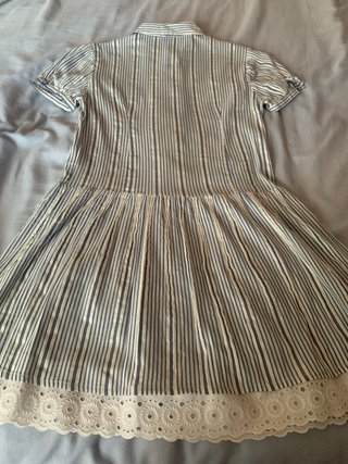 Vestido Zara Rayas Talla M