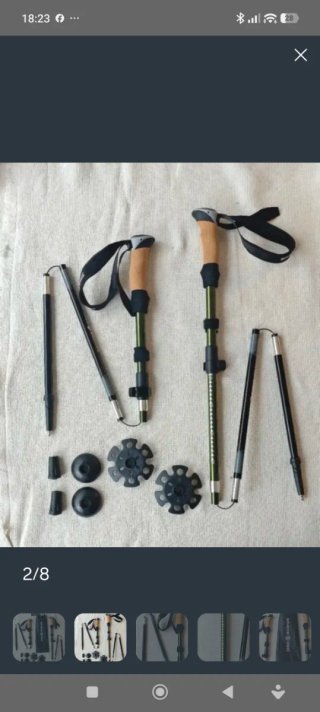 Bastones Senderismo Plegables 110-125 cm