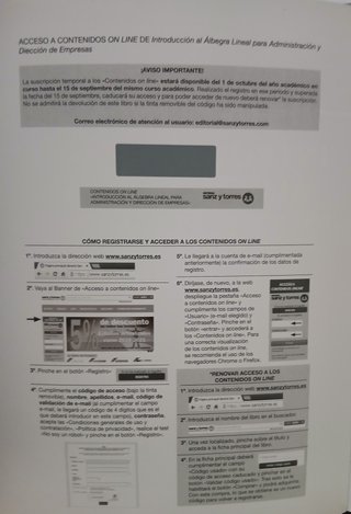 Introducción al álgebra lineal UNED
