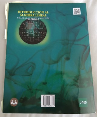 Introducción al álgebra lineal UNED