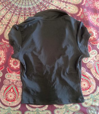 Top Camisero con Cierre Corchetes Talla XS