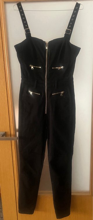 Mono Guess Negro Cremallera y Hebillas