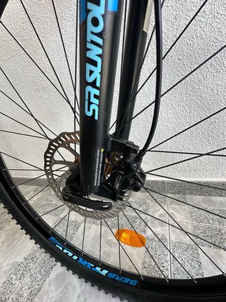 Bicicleta MTB Trail Rock Negra y Azul