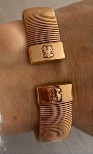 Pulsera Tous Bulevar Acero Dorado