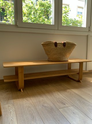 Banco de madera / estanteria / mueble tv