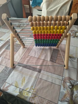 Ábaco de madera IKEA