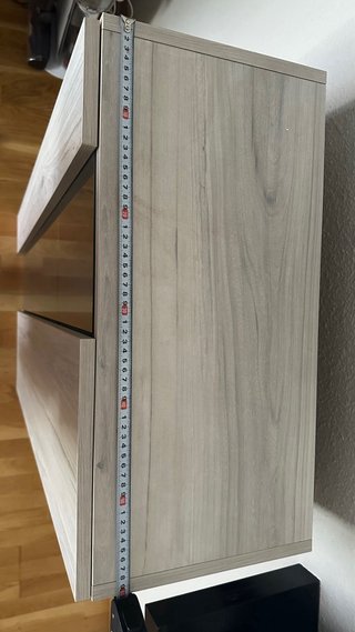 Vitrina de pared madera y cristal