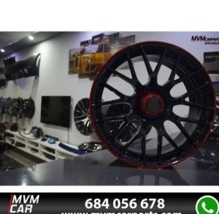 4 Llantas 19 Mercedes AMGW 205 C63 Gloss Red MB44