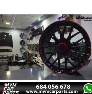 4 Llantas 19 Mercedes AMGW 205 C63 Gloss Red MB44