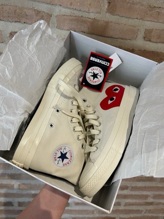 Converse x CDG PLAY Chuck Taylor - Blancas