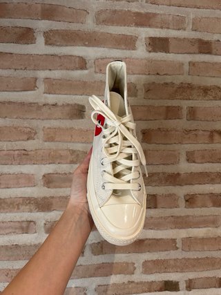 Converse x CDG PLAY Chuck Taylor - Blancas