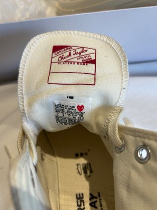 Converse x CDG PLAY Chuck Taylor - Blancas